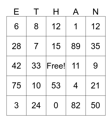 FELIZ CUMPLEAÑOS Bingo Card