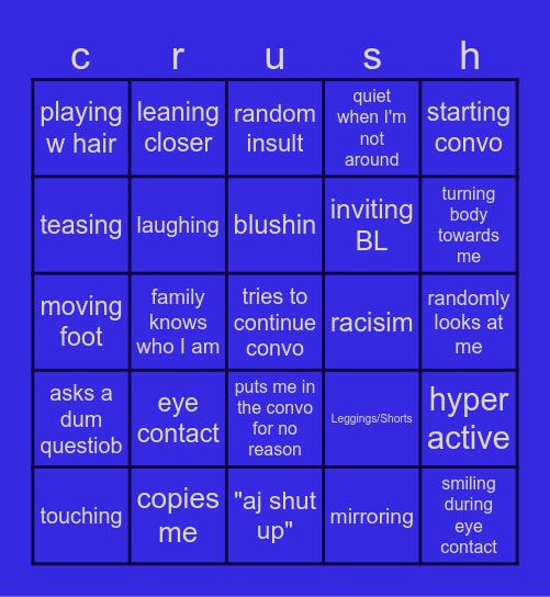 tishacon Bingo Card