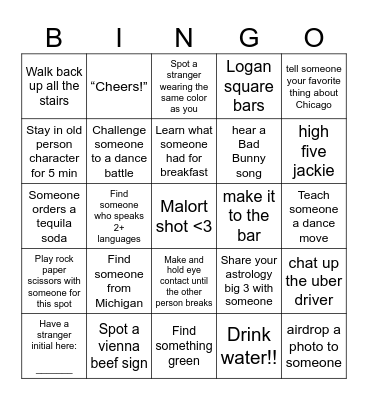 Worlds greatest bingo!!!! Bingo Card