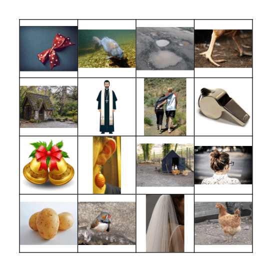 Ty hang Bingó Bingo Card