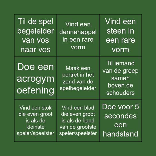 JeSportkHUNTED Bingo Card