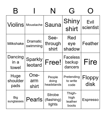 Eurovision BINGO 2025 Bingo Card