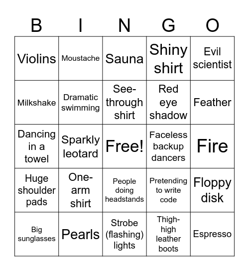 Eurovision BINGO 2025 Bingo Card