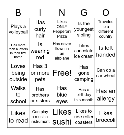 Happy Last Day Ms. Emily! Bingo Card