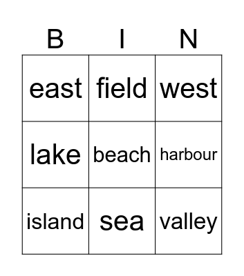 P2U5 - The world Bingo Card