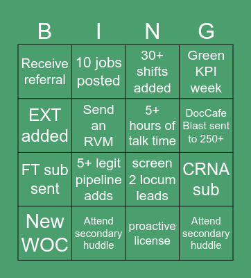 Bingo De Aya! Bingo Card