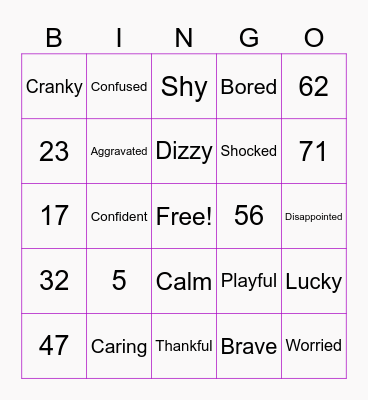 I Can Problem Solve Bingo Card