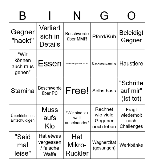 0760857610894769807610365 Bingo Card