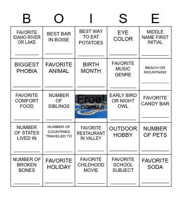 FIND SOMEONE WITH THE SAME Bingo Card