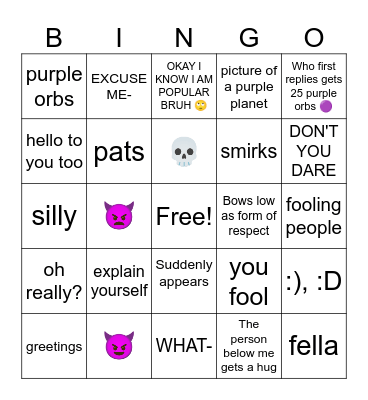 INZEIN BINGO Card