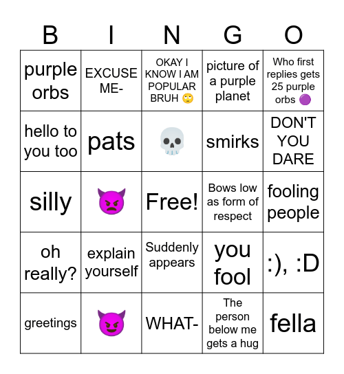 INZEIN BINGO Card