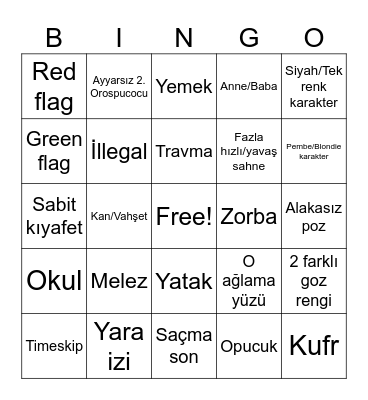 Gacha Bingo Card