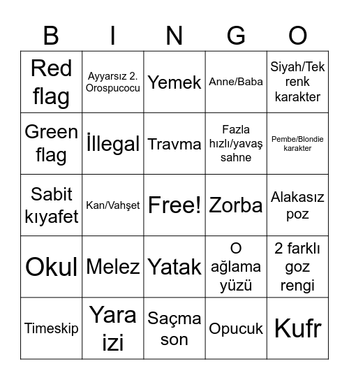 Gacha Bingo Card
