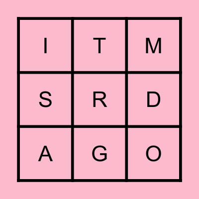 Phonics Bingo! Bingo Card