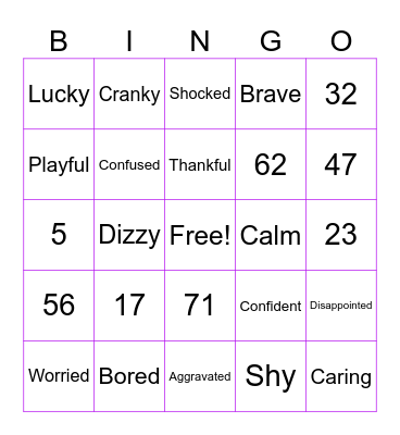 I Can Problem Solve Bingo Card