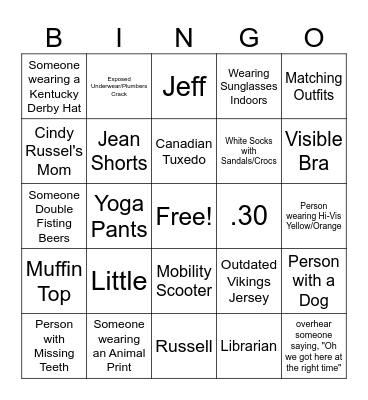 5555's BiNgO cArD Bingo Card