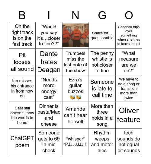 HELLO FRIDAY WHOOOO Bingo Card