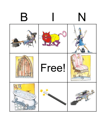 WINNIE  LA BRUJA Bingo Card