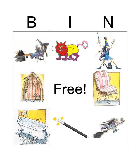 WINNIE  LA BRUJA Bingo Card