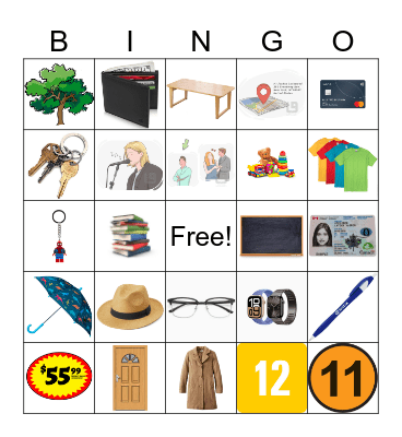 It's Bingo Time! Bingo Card