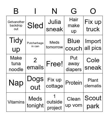 Saturdaaarr Bingo Card