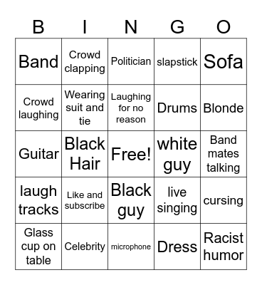 saturdayn night live Bingo Card
