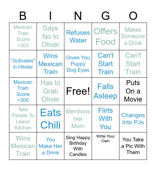 Birthday Bingo Card