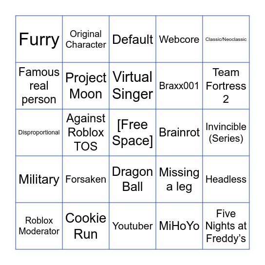 Booth Game Bingo (Avatar Edition) Bingo Card