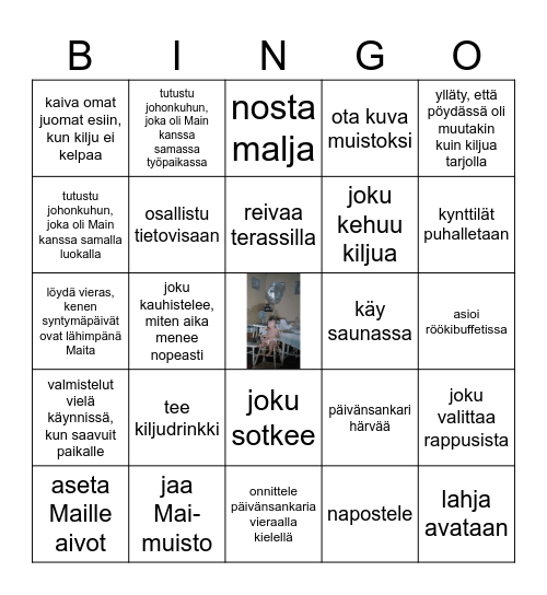 Maingo Bingo Card