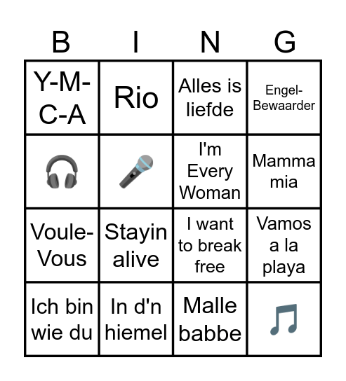 Billstein Bingo Card
