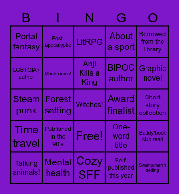 BRK Book Bingo! Bingo Card
