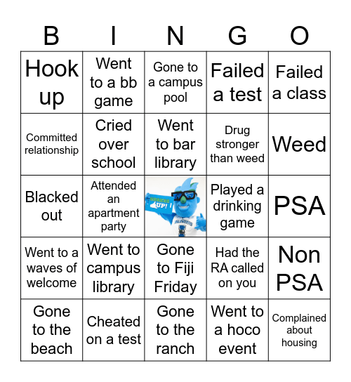 TAMUCC 24/25 Bingo Card