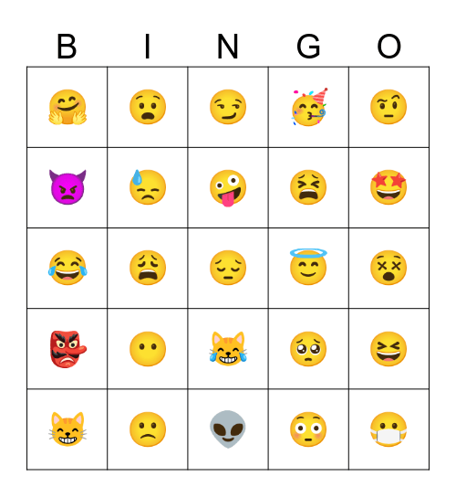 Card Markers Bingo Card