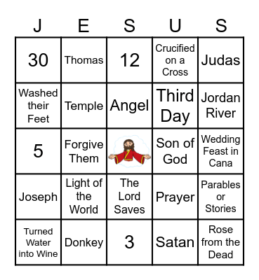 LET ME TELL YOU ABOUT MY JESUS Bingo Card
