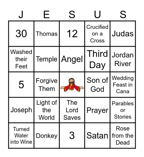 LET ME TELL YOU ABOUT MY JESUS Bingo Card
