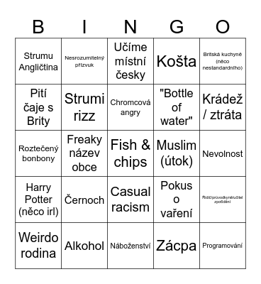 Gvid Anglie Bingo Card