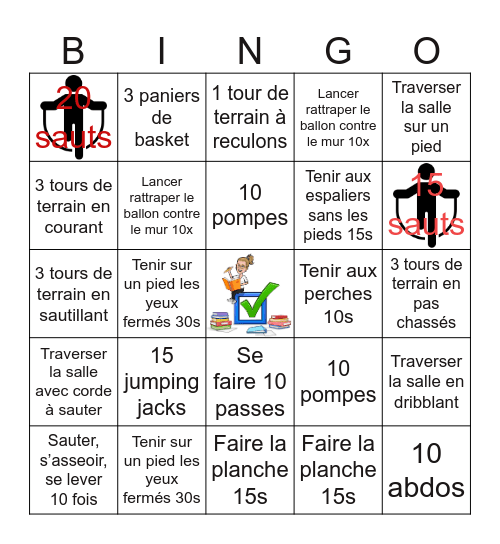 SPORT Bingo Card