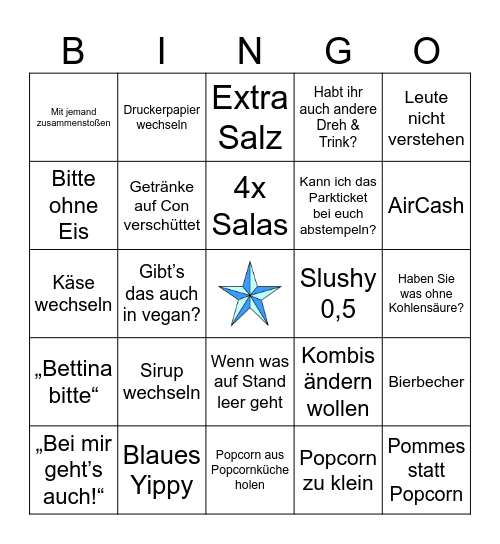 FamSonntag Con Bingo Card