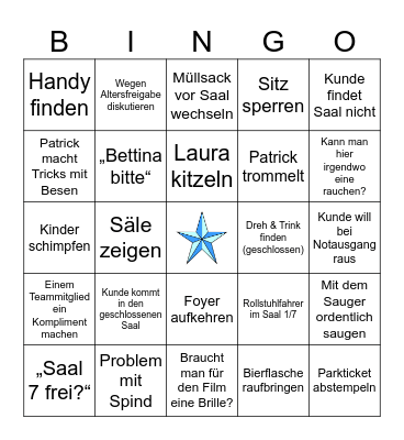 FamSonntag Bill Bingo Card