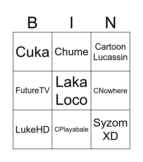 Nc Bingo 2 Bingo Card