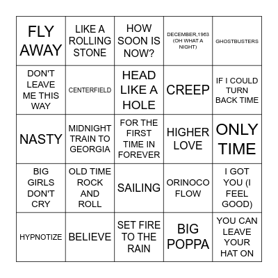MAY Bingo Card