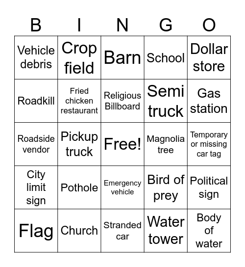 Midsouth Bingo Card