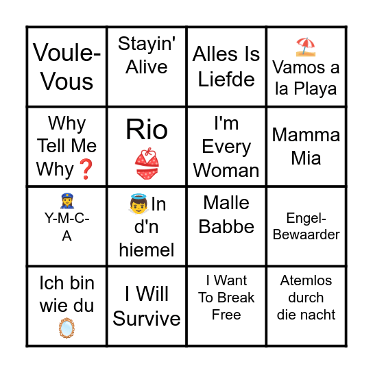 🎶 Bilstein Bingo 🎶 Bingo Card