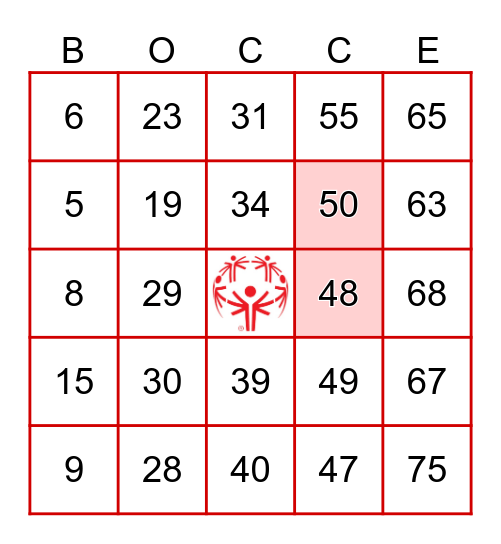 Inclusive Youth Leadership Club Bingo Card