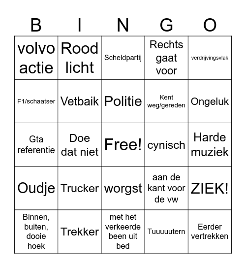 gamemeneer Bingo Card