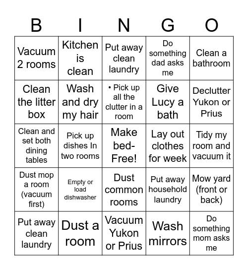 Moffitt Mojo Dojo Casa Bingo Card