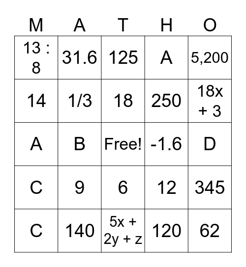 Session 2 Review - 2021 Bingo Card