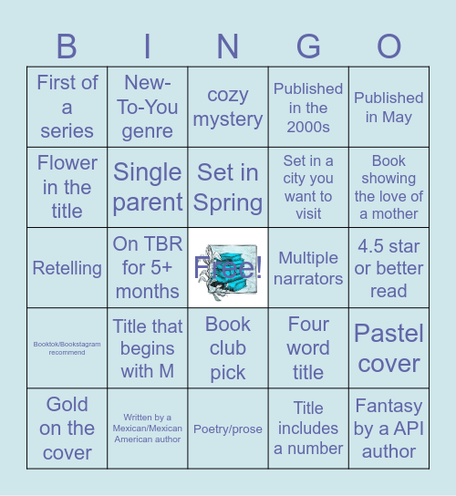 May Book Bingo Card