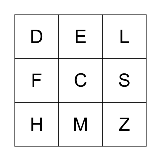 Untitled Bing Bingo Card