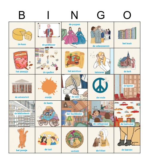 Trixi im Haus der Niederlande Bingo Card